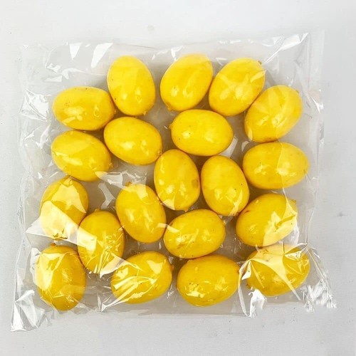 20Pcs Yellow Mini Fake Lemon FruitPlastic Foam Vegetables Fruit as Home Party...