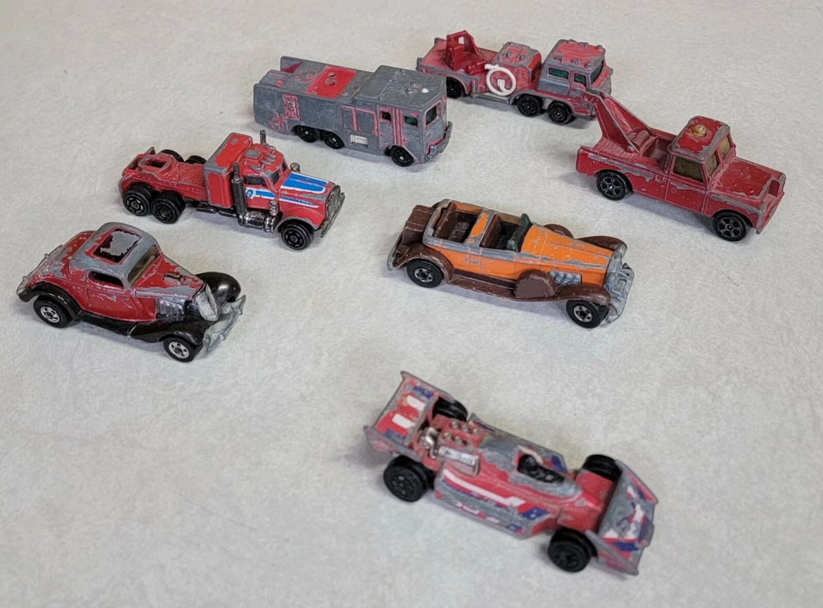 vintage metal cars and trucks lot of 7. Late 70s early 80s