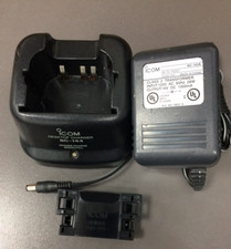 ICOM BC-144 Charger and Power Supply BC-145A, with Adapter for ICOM Portable