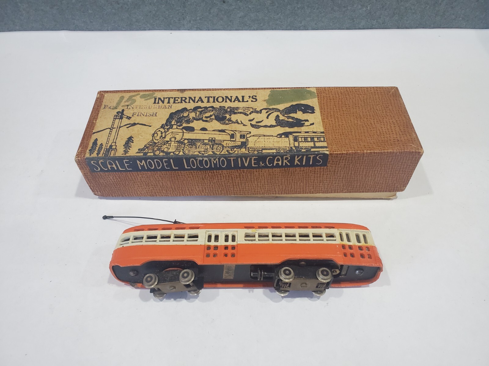 Vintage International's Scale Model Train Brand PCC Interurban Finish Trolley HO eBay