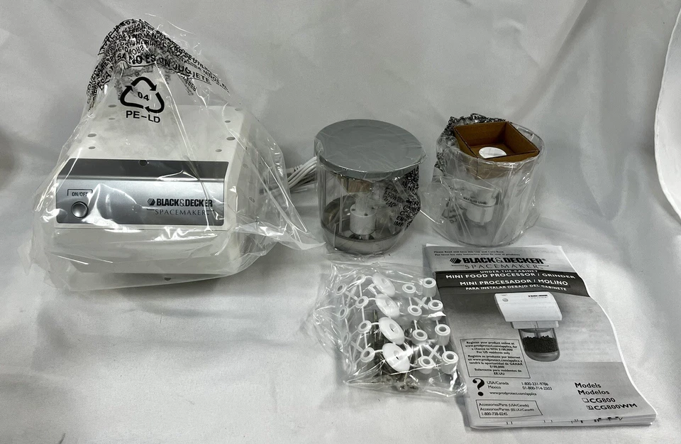 Black & Decker Spacemaker Mini Food Processor Coffee Grinder CG700 RV NEW - Image 3 of 4