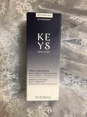 Keys Soulcare Truly Becoming Multi-Benefit  Peptide Serum 1 FL Oz Full Size NIB