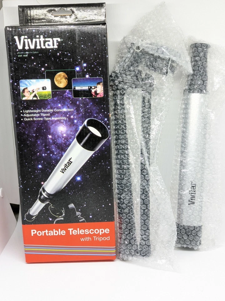 Vivitar Portable Telescope With Tripod Perfect Gor Kid. Perfect Child Gift - Image 4 of 4