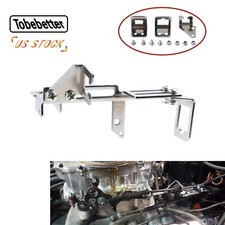 Chrome Steel Gm Throttle Cable Bracket Kickdown Fit For Chevy Sbc Bbc Holley New Chrome Steel Gm Throttle Cable Bracket Kickdown Fit For Chevy Sbc Bbc Holley New