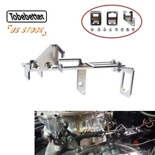 Chrome Steel GM Throttle Cable Bracket Kickdown Fit for Chevy SBC BBC Holley New