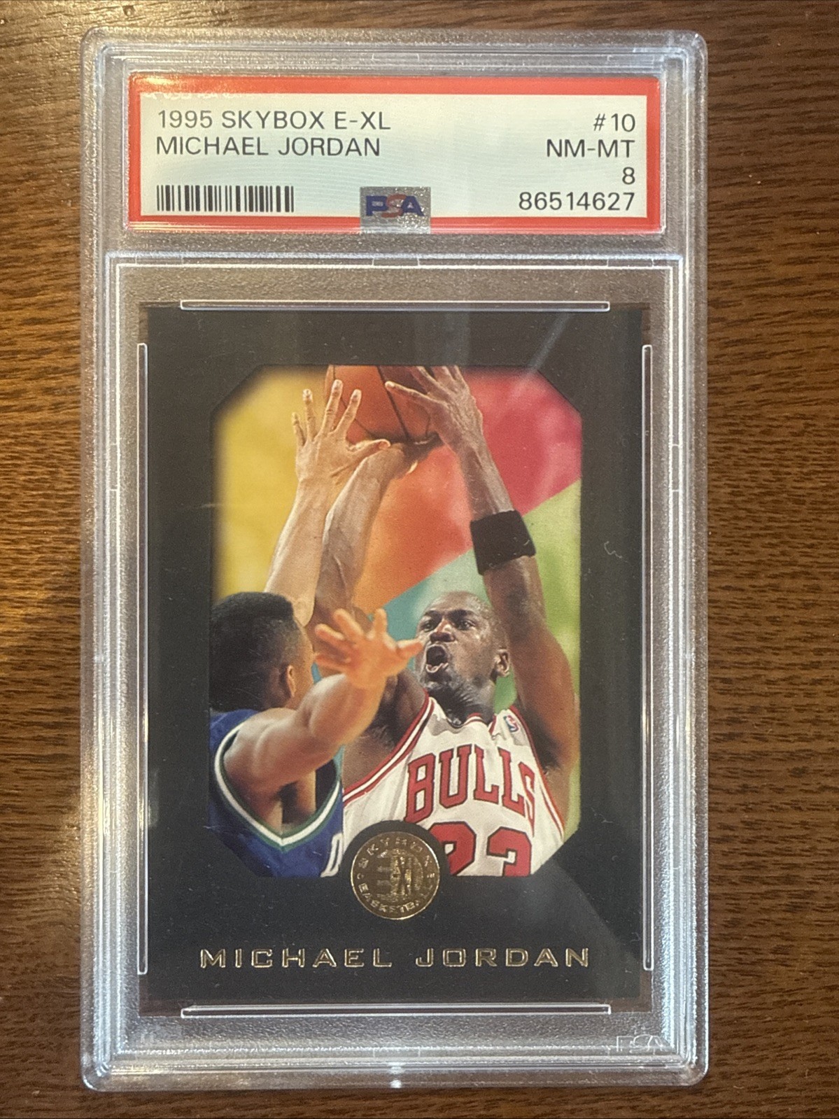 1995-96 Skybox E-XL - Michael Jordan #10 Bulls PSA 8