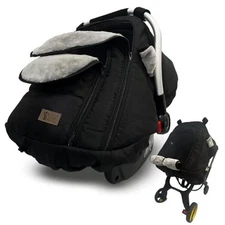 Car Seat-Covers for Babies Winter - Heavy-Warm Baby Car Seat Cover for Black