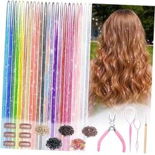 Hair Tinsel, 22 Colors Fairy Hair Tinsel Kit for 22 Colors Hair Tinsel Kit