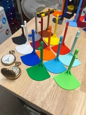 Pocket Watch Display Stand   3D Printed   Sturdy Triple-Buttress Design