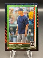 2025 Donruss Baseball - Terry Francona Optic Black Circles #38 Boston Red Sox