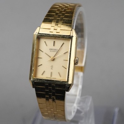 SEIKO 1978 Quartz Vintage 2621-5050 Women's Watch Gold 20mm