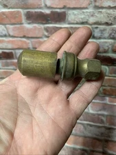 Single Chime Peanut Brass Whistle Steampunk Railroad Train 3" Long