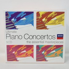 Ultimate Piano Concertos 5 CD Box Set Decca Beethoven Mozart Chopin B0010792-02
