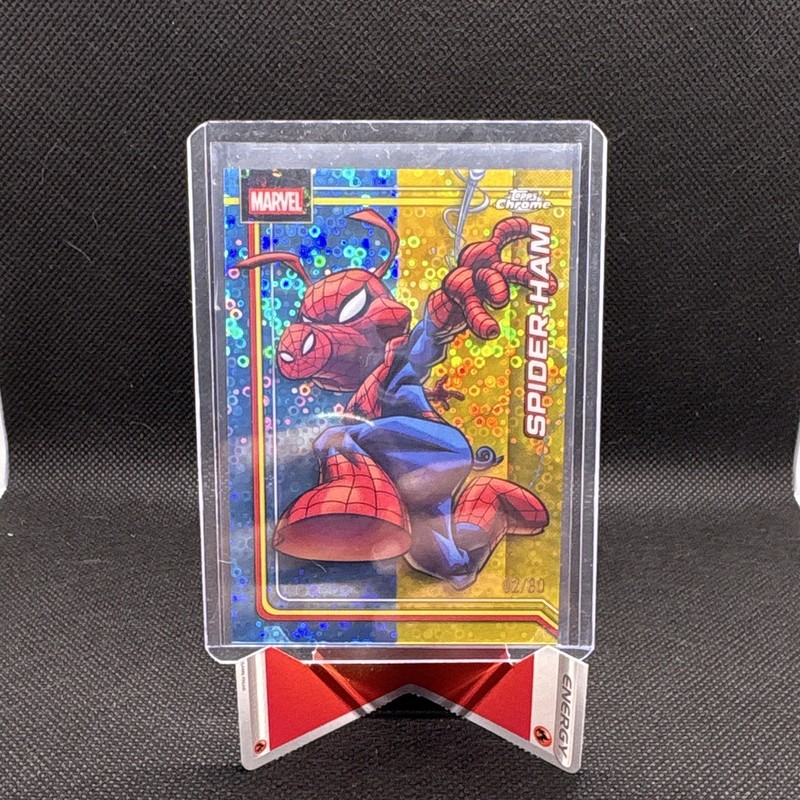 2026 Topps Chrome Marvel Spider-ham /80 Dazzler's Rhythm Refractor #162 SI82