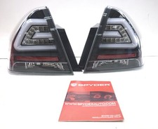 New Spyder Led Tail Light Set Black 5076380 Chevy Impala 2006-2013 Limited 14-16