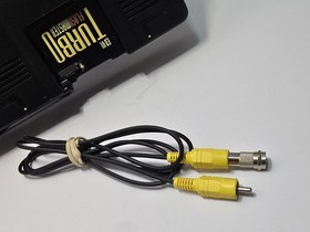 TURBOGRAFX-16 Black Console Tested and Working W/Turbo Flashmaster Cartridge 