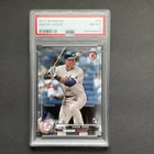 2017 Bowman Aaron Judge #32 Rookie Card Hitting PSA 8 NM-MT NY Yankees RC