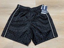 NWT DSG Woven Soccer Shorts Performance Boys Youth Sports Medium Black Nylon