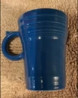 LATTE bistro MUG CUP lapis blue hlc FIESTA WARE 18 OZ new /