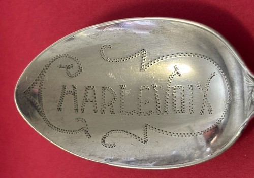 Charlevoix Michigan Sterlingsilber 19,2 g 5,5 Zoll Souvenirlöffel - Bild 2 von 14