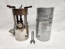 Vintage Coleman Model No. 530 A47 GI Pocket Stove Gas Camp WW2 W/ Case  WWII