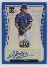 2020 Leaf Metal Draft Blue Rainbow 5/35 JT Ginn #BA-JTG Auto nd3