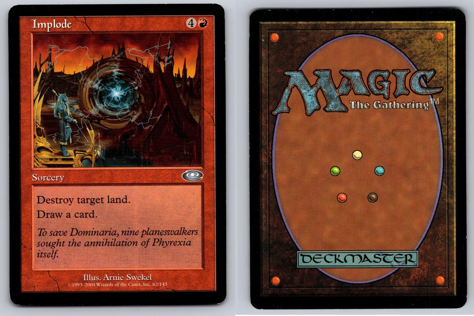 IMPLODE 62 UNCOMMON PLANESHIFT MAGIC: THE GATHERING LP