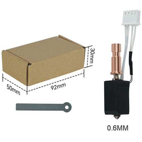 Kobra S1 Upgraded Hardened Steel Ceramic Hot End Kit S1C 3d Printer 24V 48W _fe - Zdjęcie 10 z 16