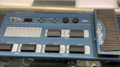 Digitech RP6 Guitar Multi-Effects Pedal no power cord. 
