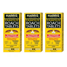 3 Pack Harris Roach Tablets, Boric Acid Roach...