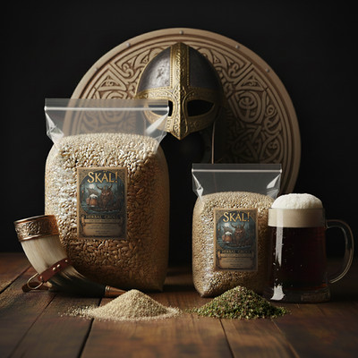 Viking Ale Brew Kit - Home Brew - Beer Brewing Kit - Herbs Grains Yeast - USA