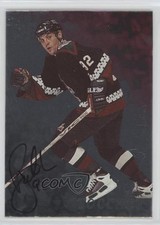 1998-99 ITG Be A Player Silver Auto Rick Tocchet #105 Auto 2d8
