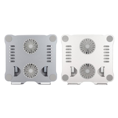 Laptop Stand With 2 Cooling Fans Foldable Adjustable Laptop Cooling Stand Fo Hot - Afbeelding 14 van 30