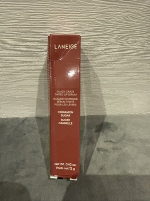 NEU UND VERPACKT Laneige Glaze Craze - Plump & Shine - Zimtzucker Lippentönung