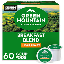 Breakfast Blend, Keurig Single Serve K-Cup Pods, Light Roast Coffee, 60 Count, 