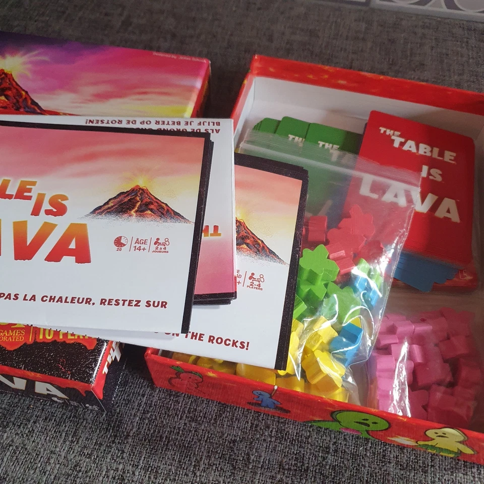 The Table Is Lava Board Game - 100% Complete - Image 2 of 2