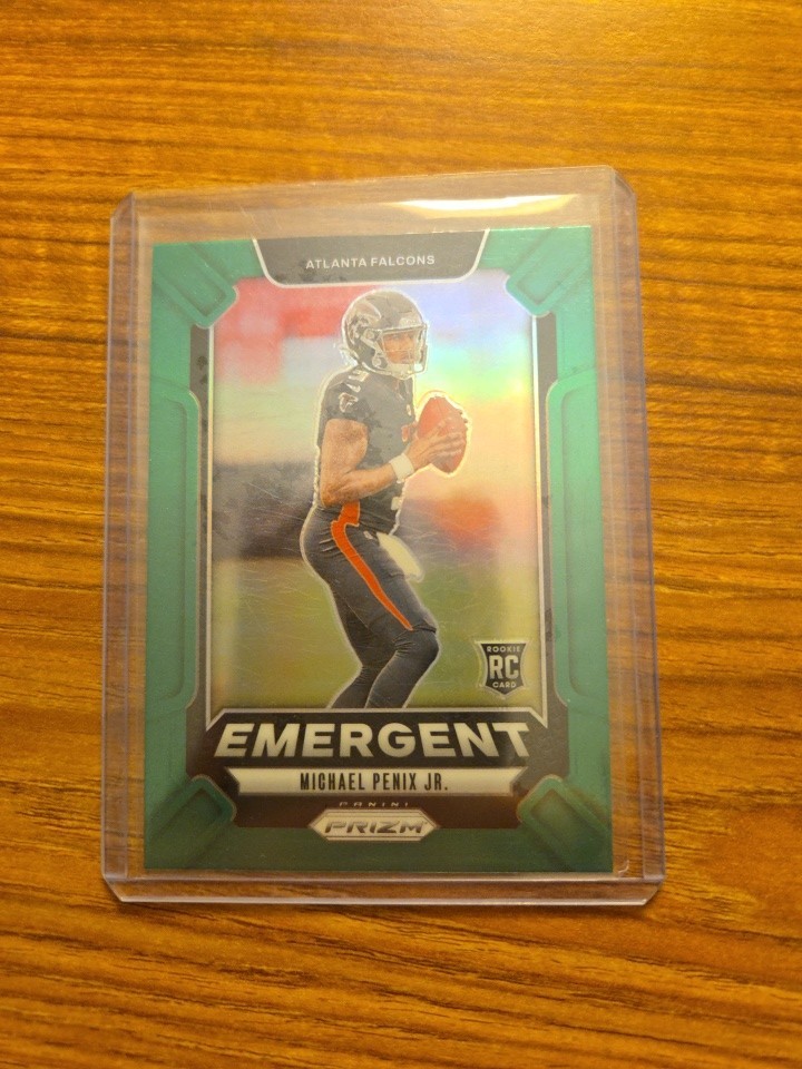 2024 Panini Prizm -  Michael Penix Jr. #20 Green Emergent RC
