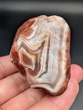 6.10 OZ ULTRA BOLD BANGER LAKE SUPERIOR AGATE GEMSTONE