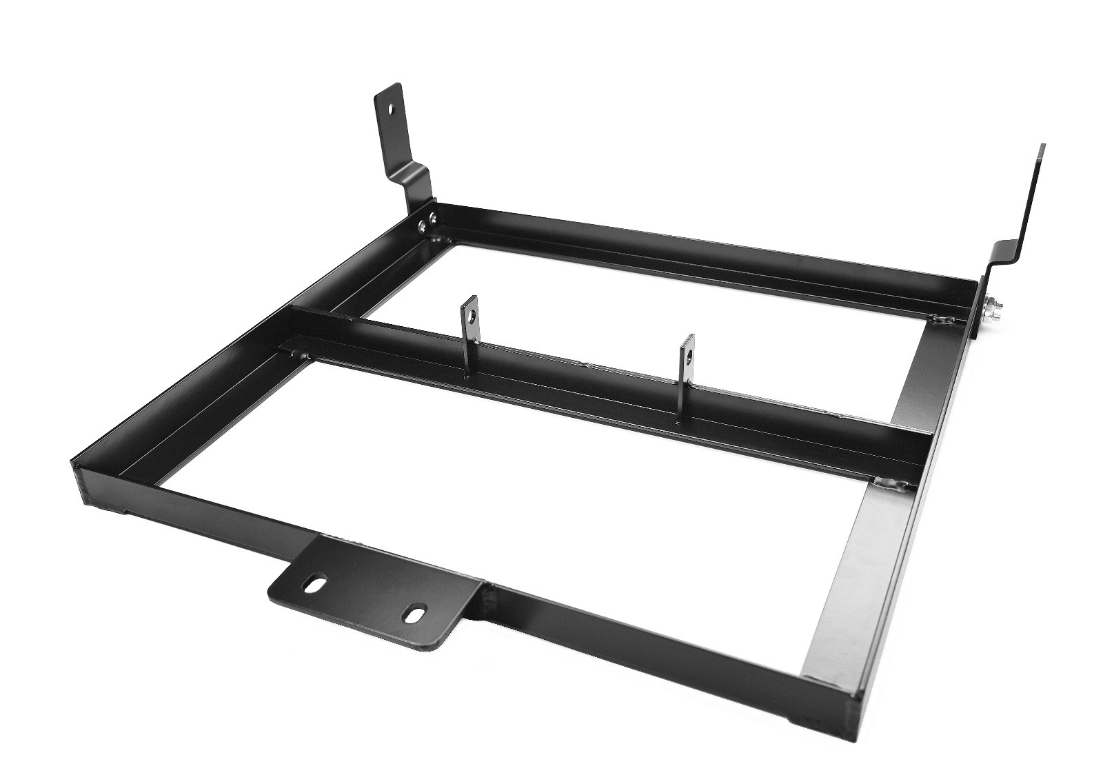 Black Aluminum Golf Cart Battery Tray for EZGO RXV (2008-Up) Electric Golf Carts