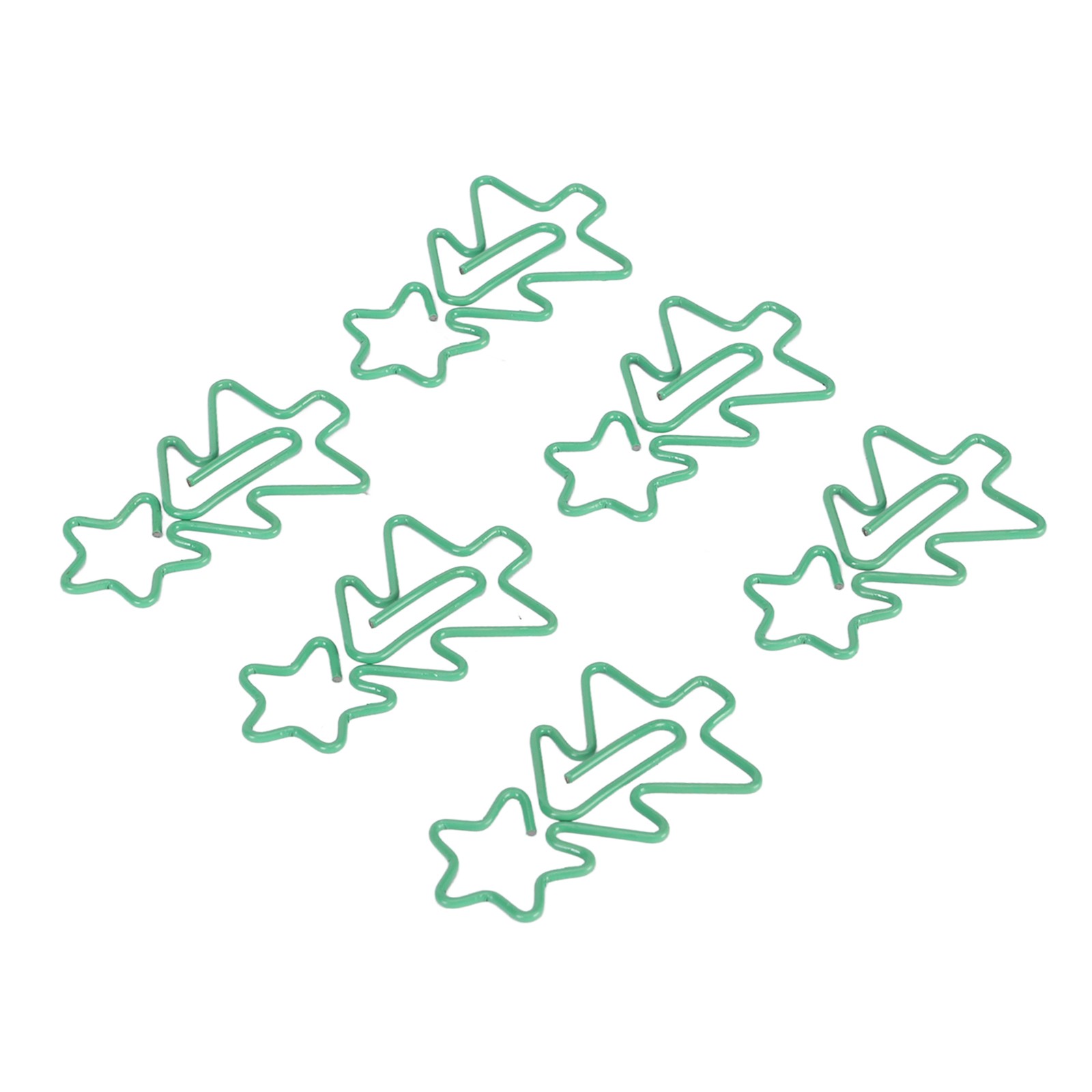 100Pcs Paperclips Christmas Tree Style Cute Paper Clips For Home School Use.