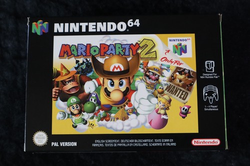 Mario Party 2 Nintendo 64 N64 Boxed PAL Mint Condition - Imagen 1 de 9