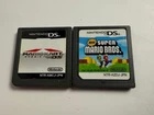 Nintendo DS New Super Mario Bros. & Mario Kart DS set Japanese vr Cartridge Only
