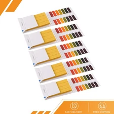 5PACK PH Test Strips 1-14 Indicator Paper Lab Litmus Tester 80in1 Kits