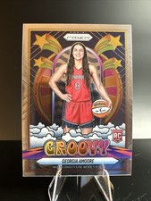 2025 Panini Prizm WNBA GEORGIA AMOORE RC ROOKIE #3 GROOVY INSERT MYSTICS SP
