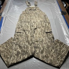 Mossy Oak Bottomland Camo Overalls Mens XL Cargo Hunting Bibs Outdoor