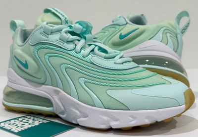 NIKE AIR MAX 270 REACT ENG TEAL TINT AURORA GREEN WHITE 720 CK2608-300 8 6.5