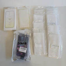 Bulk Wholesale Lot of 12 Mixed Cell Phone Cases Accessories Iphone Android Mix