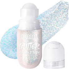 Body Glitter Gel, Roll-On Face Glitter for Mermaid Makeup Festival Rave Accessor