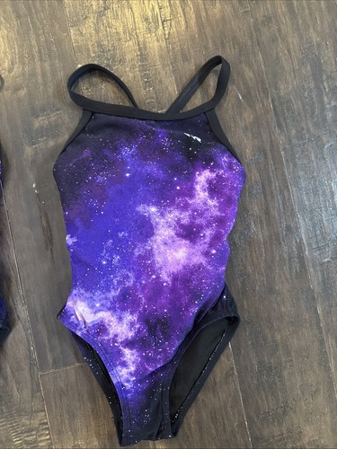 TYR Cut Out Fit Durafast Elite One Piece Swimsuit Starborne Girls Size 24