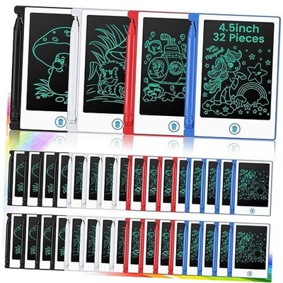 32 Pcs Mini LCD Writing Tablet 4.5 Inch Educational Toys Bright Colors